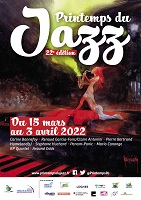 Affiche Printemps du Jazz 2022